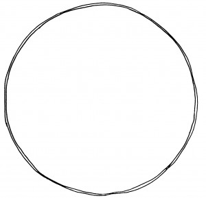 TEMPLATE circle template outline